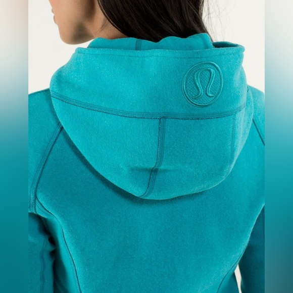 Lululemon Scuba Hoodie *Stretch (Lined Hood) - size 4 in Turquoise colour - Picture 5 of 14